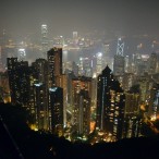 View from the Peak in Hong Kong