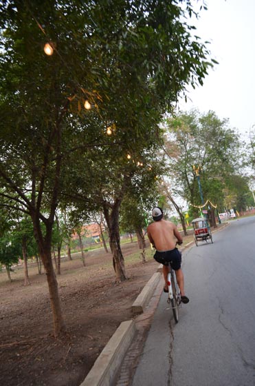 Biking in Ayutthaya